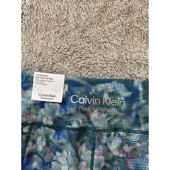 Calvin Klein Performance Women's Compression Printed High Waist Tight 7/8 NWT - Picture 11 of 15